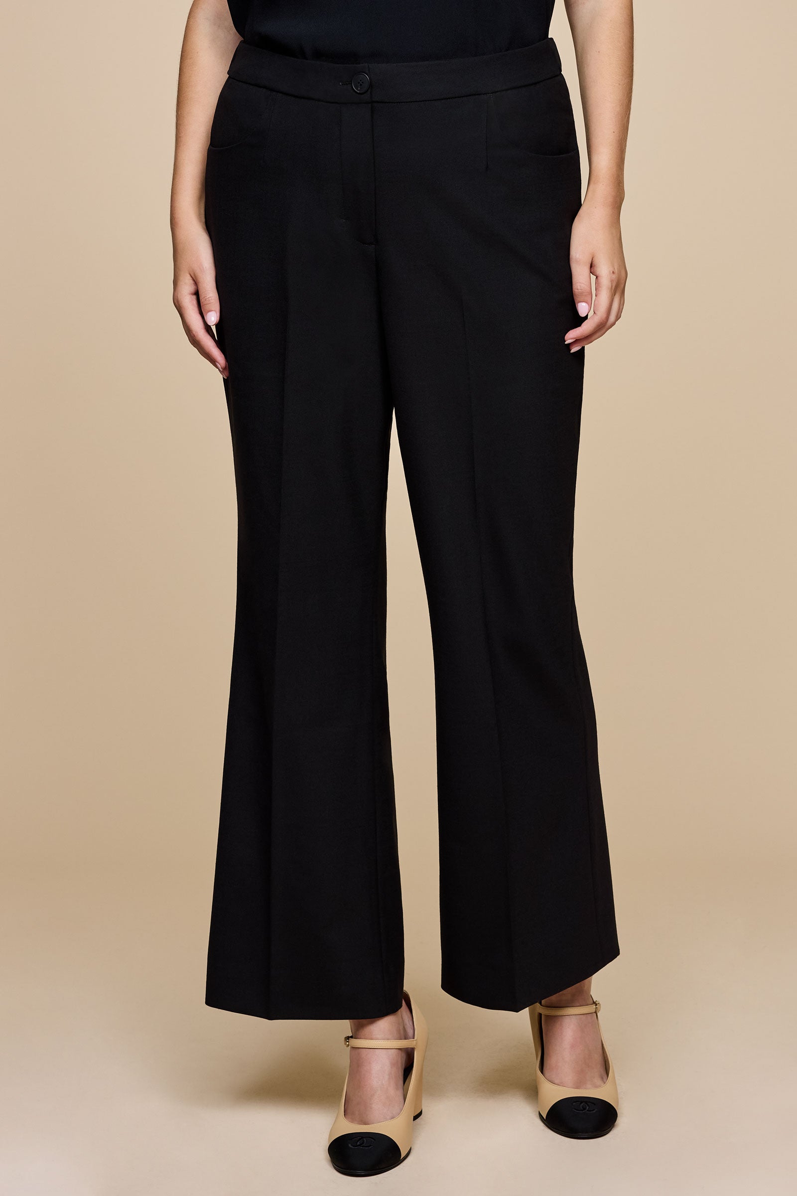 Designer wool trousers THE HOUR