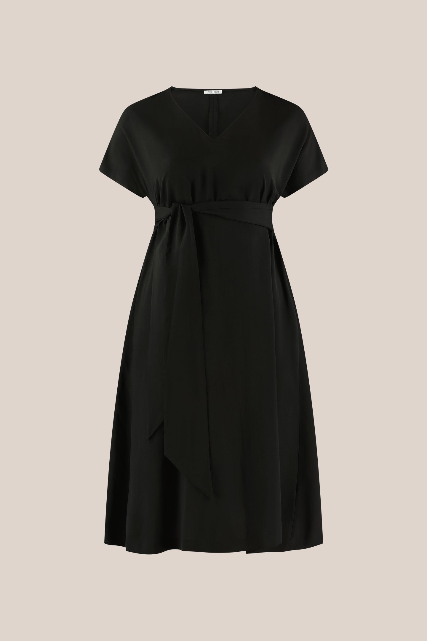 Tencel Black Dress