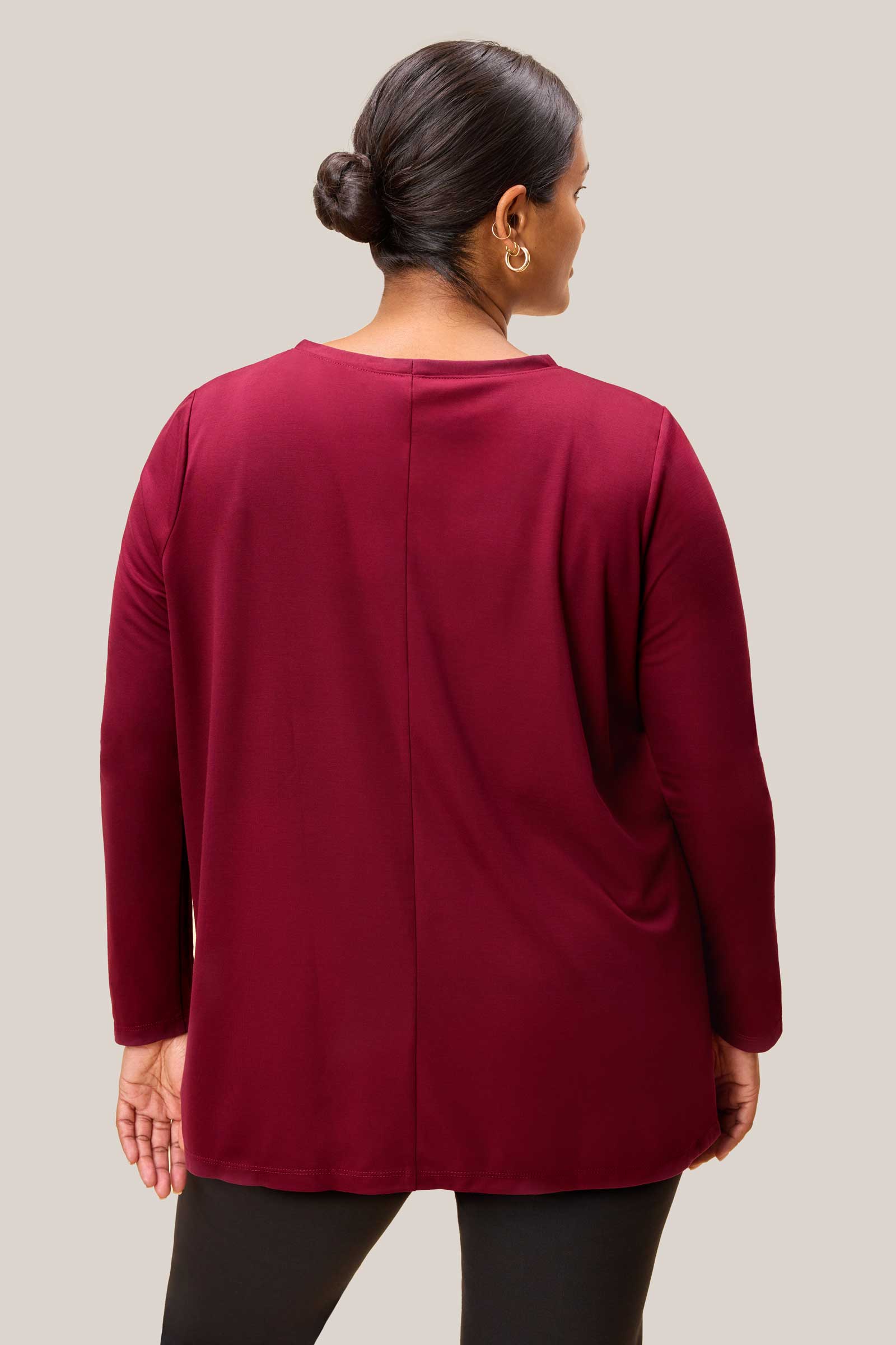 BACK - JERSEY Plus-size TUNIC THE HOUR