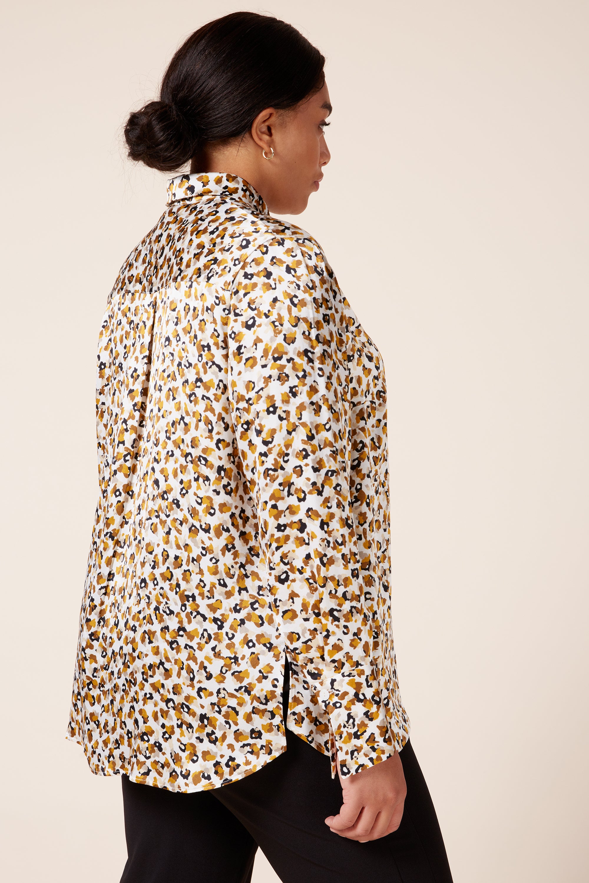 Animal Print Plus-size Shirt THE HOUR