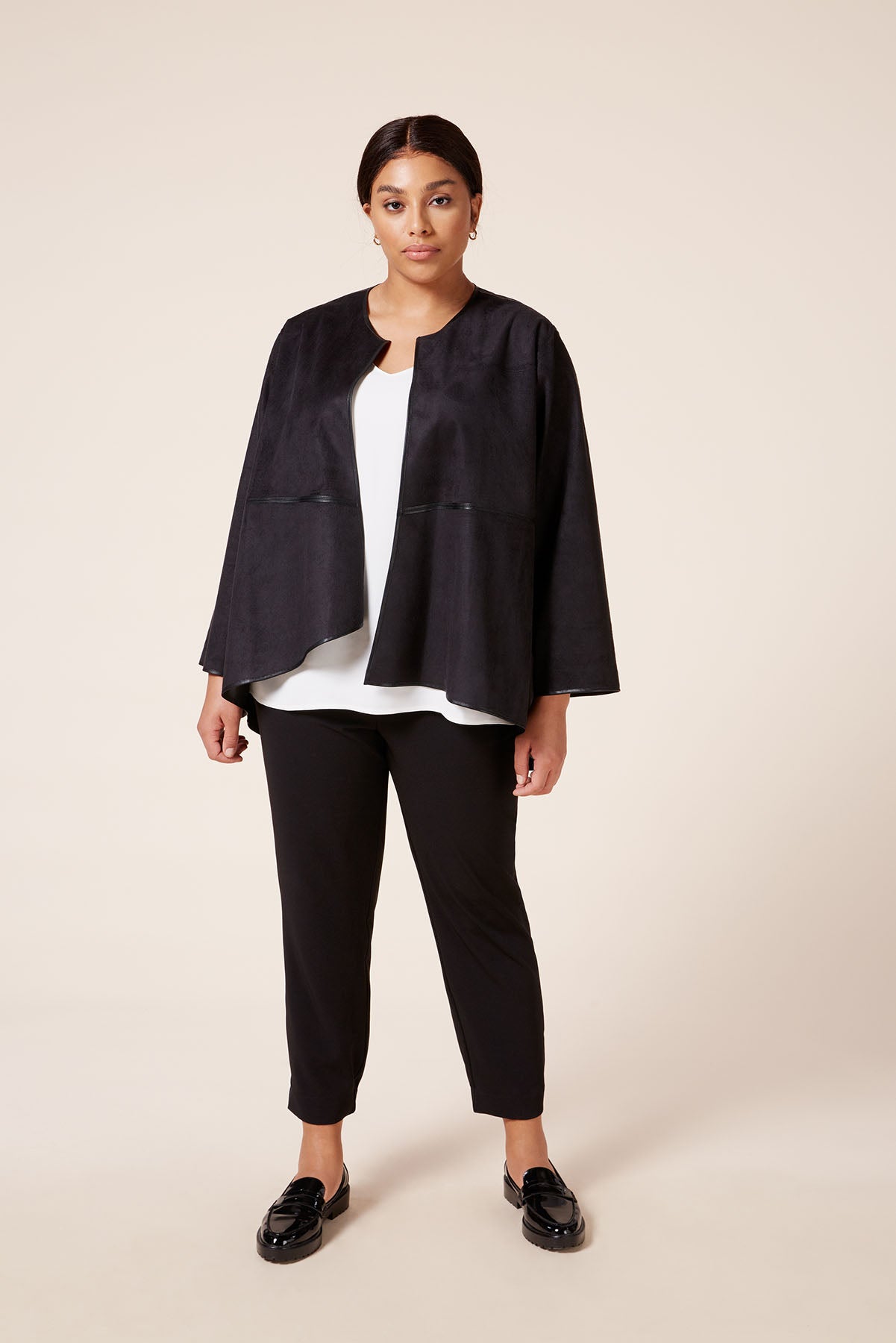 Leather 2-In-1 Black Jacket