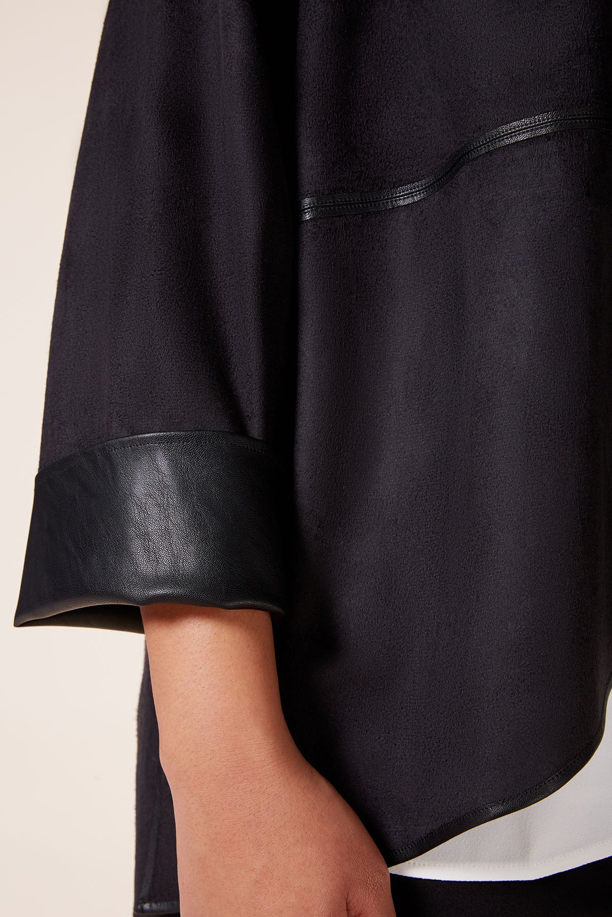 Leather 2-In-1 Black Jacket