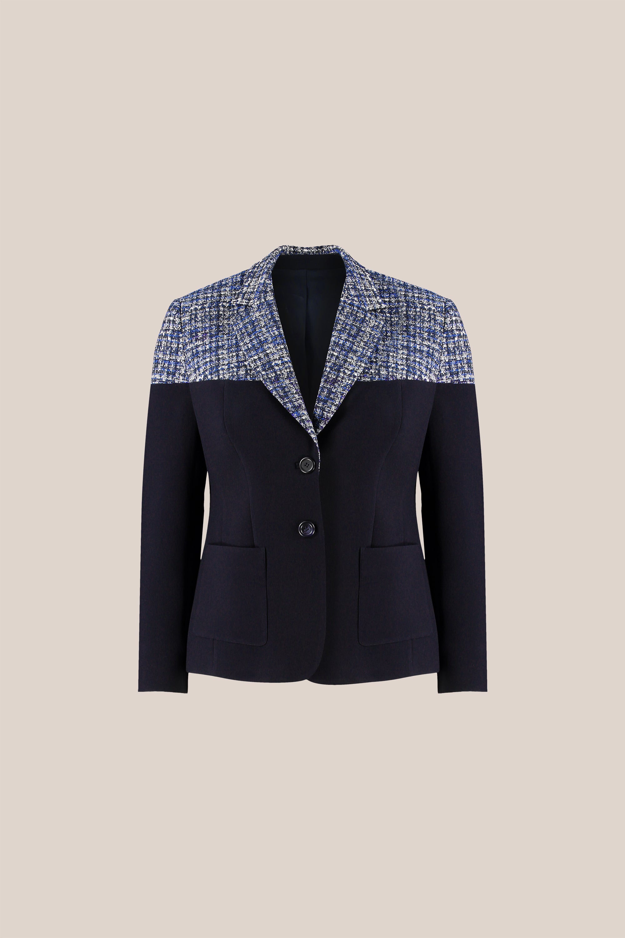 Two-tone Navy Blazer