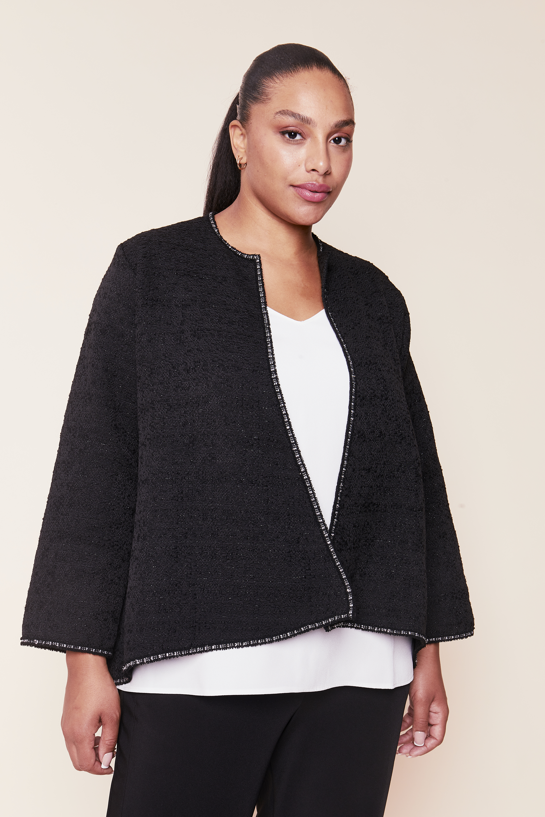 Black Tweed Jacket THE HOUR