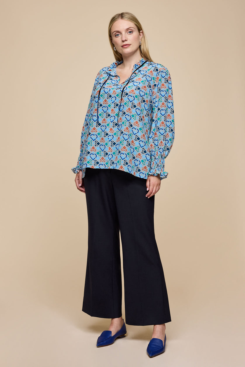 Forever Love Liberty Silk Plus-size Designer Blouse |THE HOUR