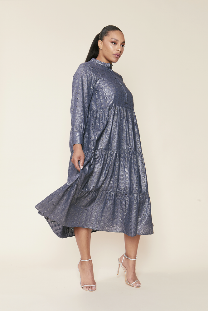 Orla broderie anglaise floral maxi dress