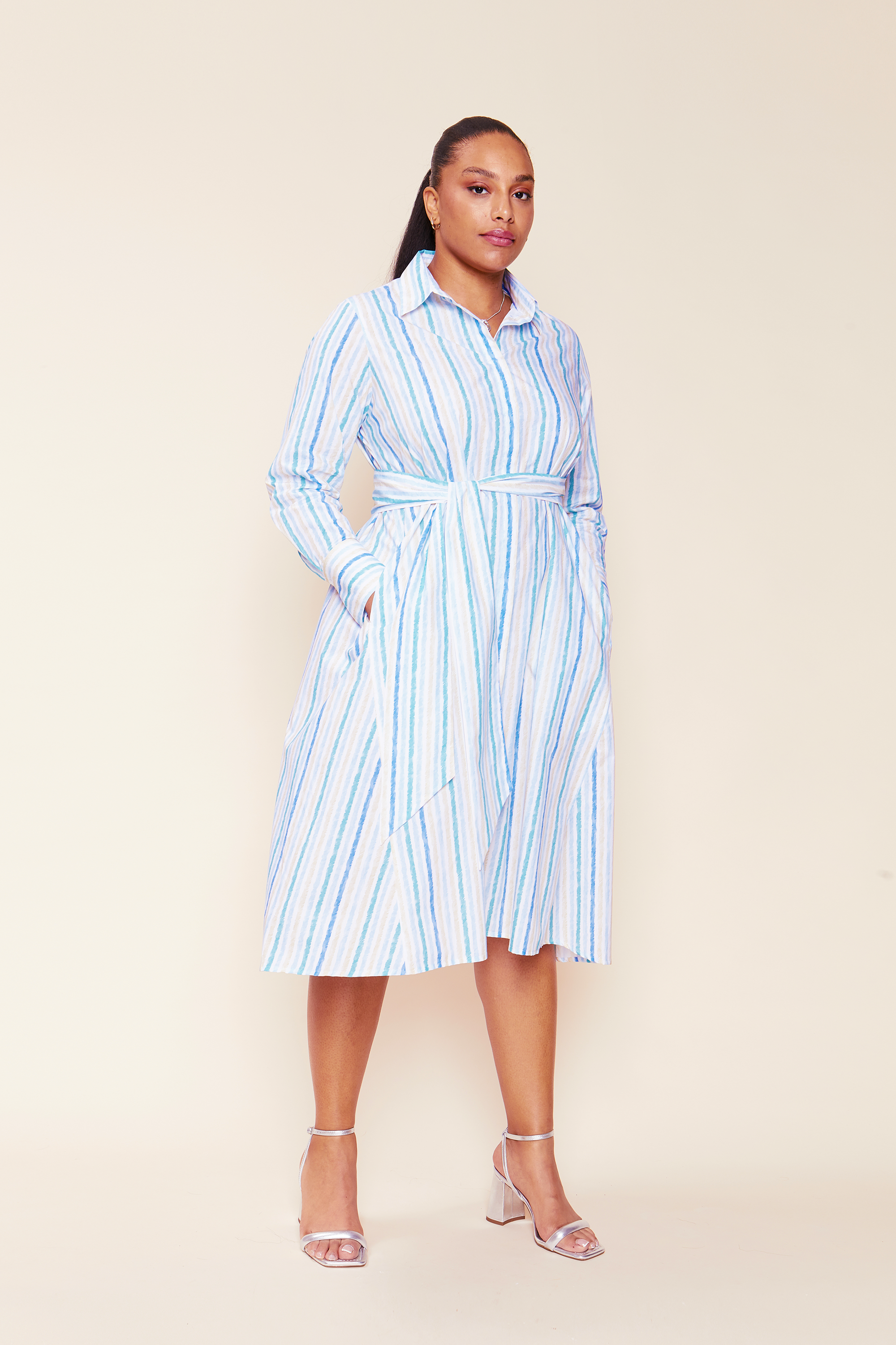 Striped a 2025 line dress