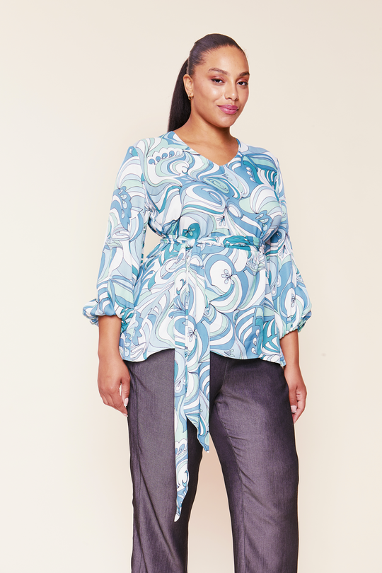 Vibrant Print Blouse